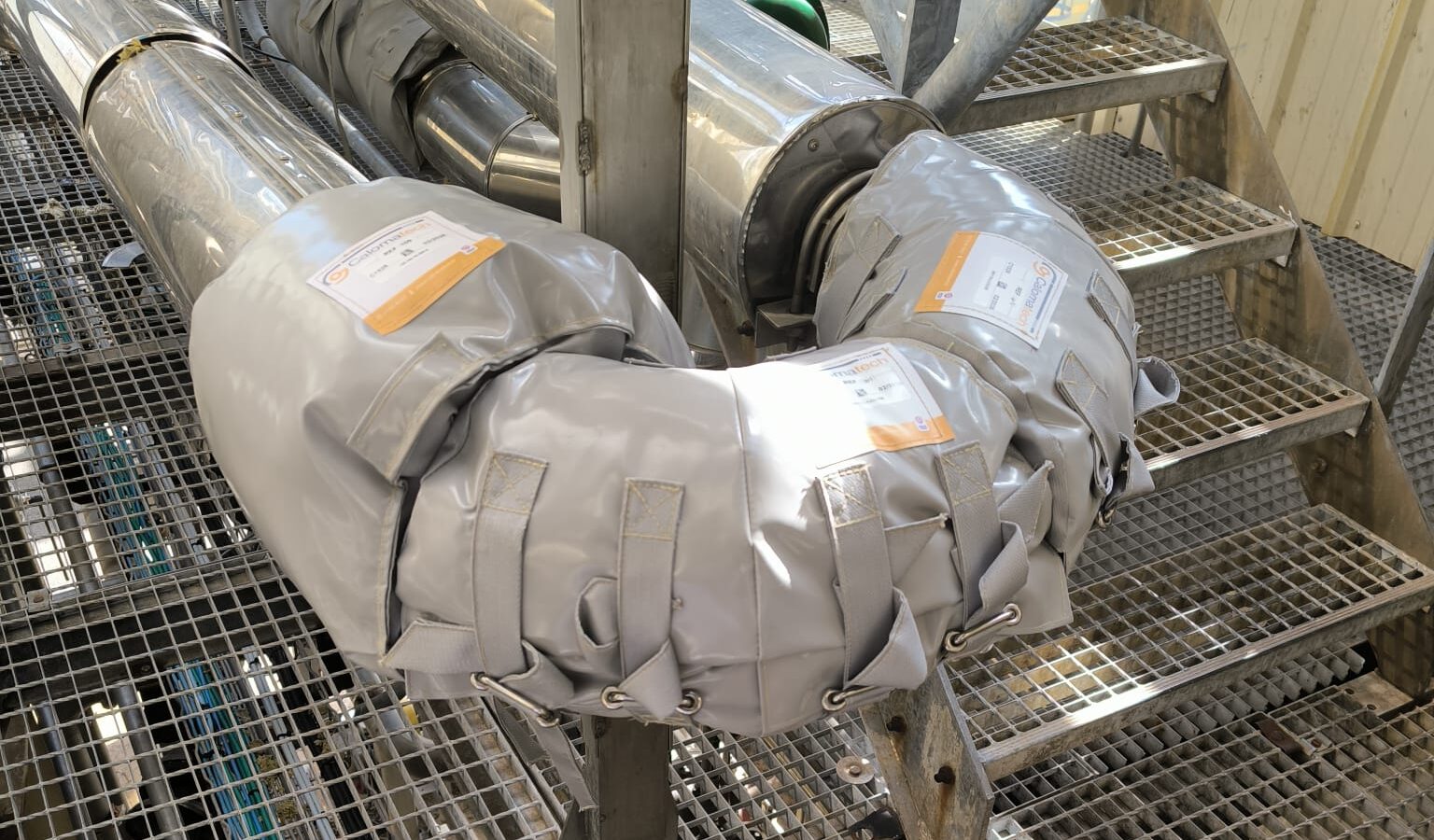 Matelas isolant coude industrie
